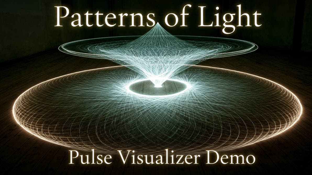 MVJ-Patterns of Light : Pulse Visualizer Demo by markvanjaarsveld